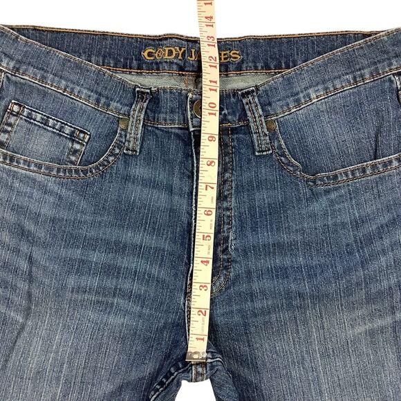 Cody James Jeans Mens 36X30 Fit 34X28 Blue Clovehitch Straight Mid Wash Cowboy - Picture 11 of 15
